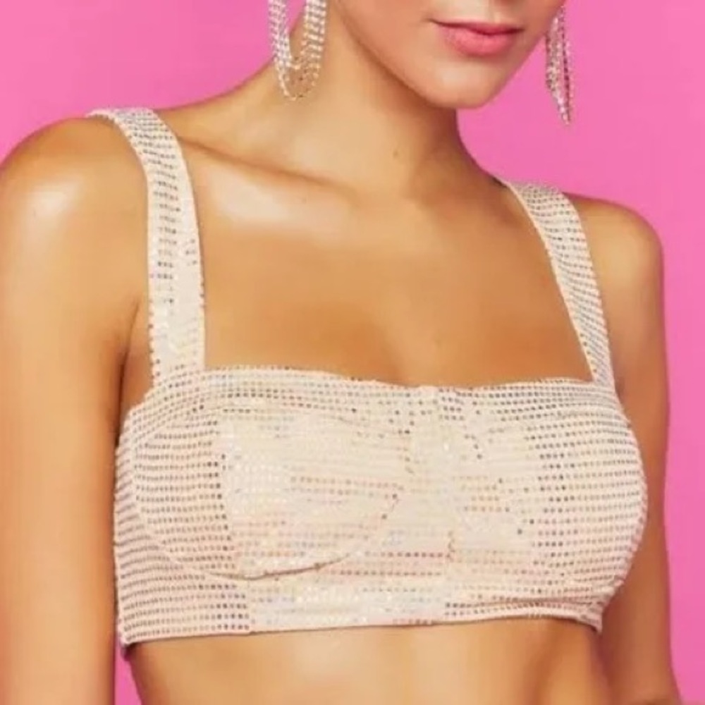 Sparkling Beige F21 Two-Piece Set